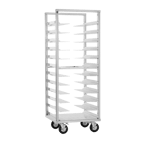 image of Cres Cor 207UA12Z 12 Pan End Load Correctional Aluminum Roll-In Refrigerator Rack w/ 4-1/2" Bottom Load Slides