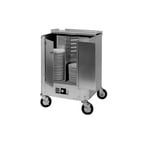 image of Cres Cor HJ53113180 Aluminum Heated Dish Plate Dispenser for 11-1/2" to 13" Diameter Plates