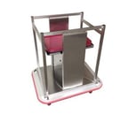 image of Carter-Hoffmann OTD2S1622 27" Open Tray Rack Dispenser w/ 2 Stack, for 16" x 22" Trays