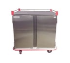 image of Carter-Hoffmann PTDTT20 Stainless Steel Two Doors Performance Patient Tray Cart, (20) Tray 