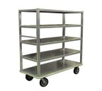 image of Carter-Hoffmann T545 Aluminum 5-Shelf Queen Mary Cart w/ 3000 lb. Capacity