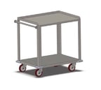 image of Carter-Hoffmann UC2S2433 Stainless Steel Two  Shelf Utility Cart w/ 700 lb. Capacity