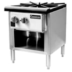 image of Connerton CSP-18-3 18" Gas Stock Pot Range (Stove) w/ (1) Three Ring Burner, Manual Controls, 90.000 BTU
