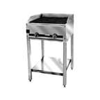 image of Connerton RLRB-23-22L-F 22" Floor Model Gas Lava Rock Charbroiler w/ (2) Burners, 56.000 BTU
