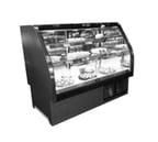 image of MarcRefrig DBDCR-77 77" Curved Refrigerated Deli Display Case