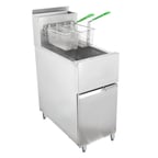 image of Frymaster/Dean SR162G 20" Floor Model Super Runner Gas Fryer with 75 lbs, 150.000 BTU
