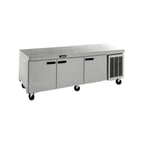 image of Delfield 18699BUCMP 99" 3-Section Worktop Refrigerator w/ 3 Doors, 27.3 cu. ft.