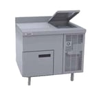 image of Delfield F18MC60FP 60" Two Section Mega Top Sandwich/Salad Prep Table w/ 2 Doors, 24 Pans