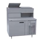 image of Delfield F18PD48P 48" One Section Refrigerated Pizza Prep Table w/ 1 Door, 12 Pans