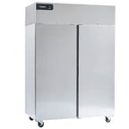 image of Delfield GBF2P-S 55" Two Section Solid Door Reach-In Freezer, Top Mount