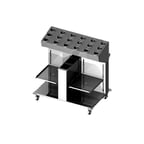 image of Dinex DXP2ATCASN Tray Silverware Napkin Dispenser