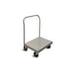 image of Dinex DXP3372404 Stainless Steel Dish Rack Dolly with Handle