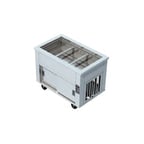 image of Dinex DXP6BCM 88" DineXpress™ Cold Food Serving Counter, Mechaniclly Cooled, (6) Pan