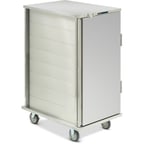 image of Dinex DXPICT20 20 Tray TQ Economy Meal Delivery Cart w/ 1 Compartment, 1 Door
