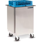 image of Dinex DXPIDRE2020 Enclosed Mobile Rack Dispenser, Rack Size 20" x 20"