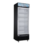 image of Dukers Appliance Co LG-430 27" One Glass Door Merchandiser Refrigerator in Black, 15.2 cu. ft.