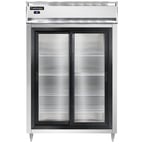 image of Continental Refrigerator D2RNSGD 52" Two Section Reach-In Refrigerator w/ 2 Sliding Glass Doors, 50 cu. ft.