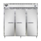 image of Continental DL3RRF-PT 78" 3-Section Pass-Thru Refrigerator/Freezer Combo w/ 6 Solid Doors
