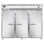 image of Continental DL3RRFE-PT 86" 3-Section Pass-Thru Refrigerator/Freezer Combo w/ 6 Solid Doors