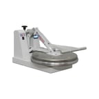 image of DoughXpress DM-18-220 18" Manual Clamshell Pizza Dough Press with Single Heat and Digital Temperature Control