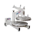 image of DoughXpress DMS-2-18 18" Manual Pizza Dough Press with Dual Heat and Analog Temperature Control