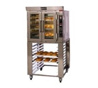 image of Doyon JA6G Single-Deck Full-Size Gas Convection Oven w/ Programmable Controls, Glass Door