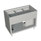 image of Duke 314-25SS-N7 32" Aeroserv™ Cold Pan Unit, Refrigerated,  (2) Pan