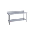 image of Duke 314S-2472-5R Stainless Steel Top " 63" - 72" Work Table
