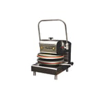 image of Dutchess Bakers DUT/D-TXM-2-18-WH 18" Dual Heat White Manual Tortilla/Pizza Dough Press, 4000W,220V