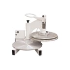 image of Dutchess Bakers DUT/DMS-2-18 18" Dual Heat White Manual Tortilla/Pizza Dough Press, 3100W,220V