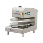 image of DoughXpress DXE-SS-120 18" Electromechanical Automatic Pizza Dough Press with Single Heat and Digital Temperature Control