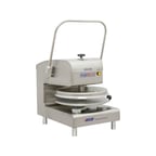 image of DoughXpress DXM-SS-120 18" Manual Pizza Dough Press with Single Heat and Digital Temperature Control