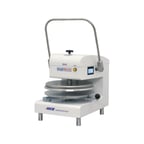 image of DoughXpress DXM-W 18" Manual Pizza Dough Press with Single Heat and Digital Temperature Control