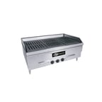 image of EmberGlo E2436 36" Countertop Electric Charbroiler w/ 34.5"W x 19"D Cooking Area, 9.0 kW