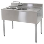 image of Eagle Group B3R-2-22 36" Underbar Sink Units
