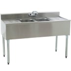 image of Eagle Group B4C-2-18 48" Underbar Sink Units