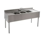 image of Eagle Group B4R-2-22 48" Underbar Sink Units