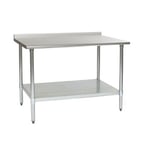 image of Eagle Group BPT-2424EB-UT 24" Stainless Steel Top - 27" Work Table