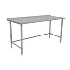 image of Eagle Group BPT-2430STEB-UT 30" Stainless Steel Top - 35" Work Table