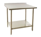 image of Eagle Group BPT-2496FL 96" Stainless Steel Top 85" - Work Table
