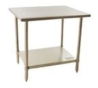 image of Eagle Group BPT-3024SL 24" Stainless Steel Top - 27" Work Table