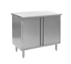 image of Eagle Group CBH3096SE 96" Cabinet Base Hinged Doors Work Table