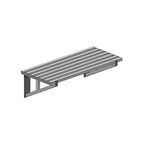 image of Eagle Group CLHDWS-1848 Stainless Steel Wall Mount Cooking Line Heavy Duty Shelf - 48" x 18" 