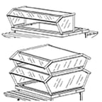 image of Eagle Group DCS6-DSG-BDT Stationary Sneeze Guard