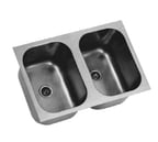image of Eagle Group FDI-10-14-9.5-2 24" Weld-In / Undermount Sink Bowl