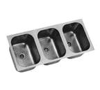image of Eagle Group FDI-10-14-9.5-3 36" Weld-In / Undermount Sink Bowl