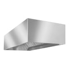 image of Eagle Group HEIA96-78 SpecAIR® Wall Type Exhaust Hood w/ Make-Up Air Compensating