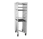 image of Eagle Group OUR-1820-3-N-X 20 Pan Aluminum Mobile End Load Panco Z Type Nesting Rack, Assembled