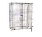 image of Eagle Group SC1460 Stationary Wire Security Unit with Chrome Finish, 63-1/4" x 17-1/4" x 67"