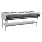 image of Eagle Group SHT5-208-3 79" Sealed Well Hot Food Table, (5) Pan Capacity